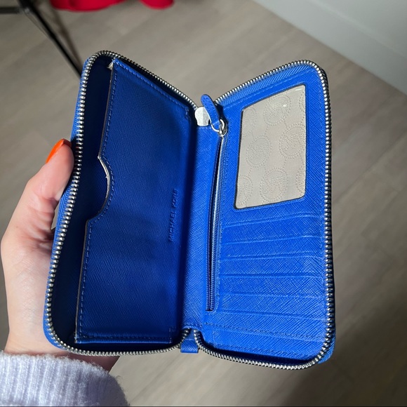 Michael Kors Royal Blue Wallet - Picture 3 of 7